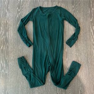 Little Sleepies Dark Green Emerald 18-24M Zippy